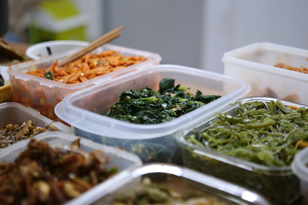 Wrap sayuran dengan protein tanpa lemak